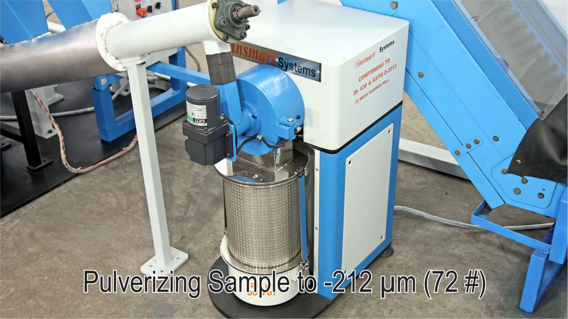 Automated Coal Sample Preparation System Pulverizing