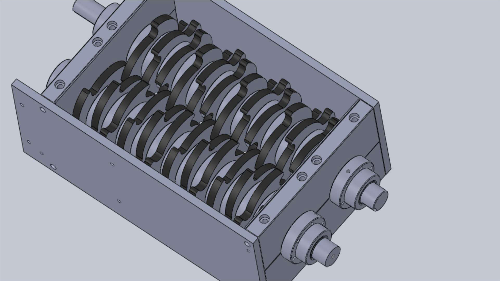 Toothed Roll Crusher roller architecture